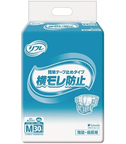 Amazon | リフレ 簡単テープ止め横モレ防止 小さめMサイズ 32枚入×3