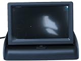 12-24V Car Folding 4.3 Inch LCD TFT Screen Parking Sensor Video Monitor Car for TV Rearview Reverse 