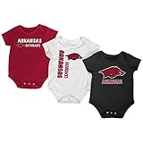 Arkansas RazorbacksコロシアムTrifecta Infant One Piece Outfits – 3パック