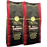 コーヒー豆 80杯分セット カフェ エスプレッソ ダークロースト ブレンド 2LB (454g×2袋) 【 極細挽き(エスプレッソ用パウダー) 】 アラビカコーヒー豆100％