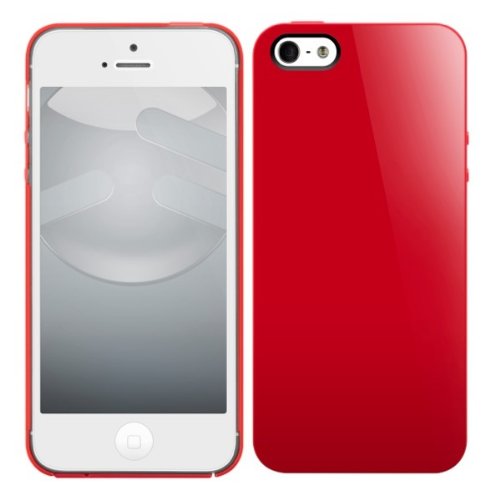 SwitchEasy NUDE for iPhone 5 アマゾンプレアデスダイレクト限定品 Red
