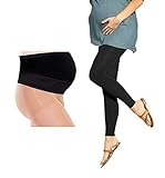 Preggers Womens 'サポートパック – レギンス/バンド US サイズ: S カラー: ブラック