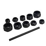 FLAMEER ダメージナット　ボルトナットリムーバー　約11個　ボルトエクストラクタキット　9-19ミリメートル