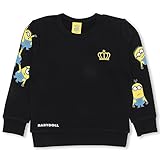 ベビードール ミニオン 袖キャラトレーナー 子供服 140cm ブラック