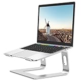 Nulaxy ノートパソコン スタンド ノートPCスタンド ラップトップ タブレットスタンド 優れた放熱性 アルミ合金製 10～17インチに