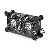 ELUTENG USB冷却ファン 3速調整可能 2050/2400/2750 PRM 800mm デュアルUSBファン 5V 耐久性のあるUSBデスクファン 静音 タブレット TV レシーバー ルーター DVR Play Station Xbox コンピュータなどに対応