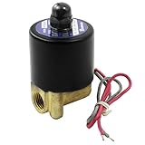 uxcell　レバーハンドルボール弁　　黄色い　ブラス　メススレッド