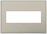 Legrand ( awc3gan4 ) Adorneアンティークニッケル3-gang壁プレート