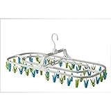 インテリア 家具 便利 おしゃれ Kogure（コグレ） アルミジャンボ角ハンガー52 Green＆Blue