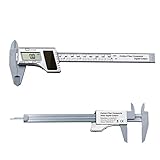 Fenteer 測定工具　デジタルノギス　0-150mm　太陽光発電　ゼロ設定　高精度　大文字表示　LCDディスプレイ　　　