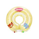 ikitty 【メーカー正規品60日保証】うきわ首リング　ダックイエロー 　Mサイズ