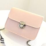 Mutell（TM）ファッション女性PUレザーショルダーバッグカジュアルキャンディカラーの女性のバッグヴィンテージチェーン掛け金スモールバッグ女性のための