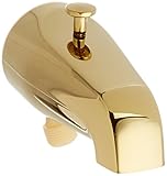 ジョーンズStephens d03011 Polished Brass切替弁注ぎ口withハンドシャワー下部接続