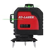 Fukuda フルライングリーンレーザー墨出し器 3D LASER 12ライン 360°垂直*2・360°水平*1 MW-93T-3GJ レーザー墨出し器 レーザーレベル 水平器