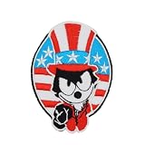 ワッペン FELIX USA (5.8×8cm) / フィリックス 手芸 パッチ カスタム モーター 車 バイク アメリカン雑貨