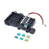 edtara車バッテリーヒューズボックス6個ヒューズヒューズボックスバッテリーターミナル1j0937550 a 1999 – 2004 VW Jettaゴルフmk4ビートル