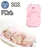 ベビー　バスマット　新生児 シャワー スポンジマット　お風呂マット　赤ちゃん浴ベッド　動物　可愛い　フローティ　キッズ 防水 　 (ブタ)