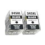 BC-345 BC-346 キヤノン用 詰め替えインク BC-345XL(顔料ブラック)×2 大容量 個包装 対応機種: PIXUS TS3330 TS3130S TS203 TS3130 TR4530 【YUBOYA】