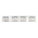 Alico bv1004 – 0-15 4ライトAda準拠Vanityライト、クリアクリスタルシェードFR、 4.9x1x27.5 in クリア BV1004-0-15 1