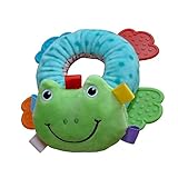 JiliオンラインNewborn Baby Plush Rattle TeetherソフトPlush Animal Teething Plush Handbells Crib開発おもちゃFrog
