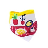 赤ちゃんのギフト、3pcsのピュアコットン調整可能ベビーネッカチーフ/唾液タオル