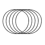 uxcell Oリング ニトリルゴム メトリックシールガスケット 105 mm外径 100 mm内径 2.5 mm幅 5パック