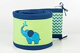 Pam Grace Creations Crib Bumper- Zigzag Elephant by Pam Grace Creations