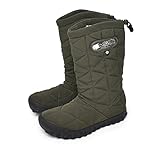 [ボグス] B-モック ハイ スノーブーツ メンズ レディース B-MOC HIGH 78940S ユニセックス スノーシューズ キルティング 防水 保温 防寒 抗菌 US6.0(23cm) 01.ブラック