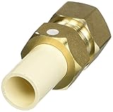 King Brothers Inc. TUF-0750-GD 3/4-Inch Female PXL CPVC X Low Lead Brass Transition Union, Tan [並行輸入