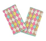 ガーゼ生地よだれカバー2枚セット 『ポジート』(ダイヤ) かわいい赤ちゃんも喜ぶ肌に優しい