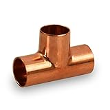 Everflow Supplies ccte0516 C X C X T型継手C withはんだカップfor銅パイプ 4 Inch CCTE0400 1