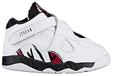 [ジョーダン] Jordan Retro 8 - ボーイズ Toddler バスケット White/Gym Red/Black/Wolf Grey US08.0 [並行輸入品]