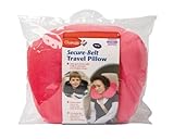 Clippasafe Secure Belt Travel Pillow for Age 8 (Adult, Pink) by Clippasafe