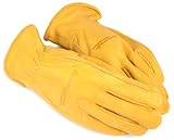 Forney 53048 Cowhide Leather Driver Premium Men's Gloves, Large by Forney
