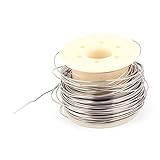 uxcell ヒーターワイヤ ケーブル コントロールチップ シルバー 15M長さ 0.8mm直径