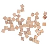 DIY　クラフト　10x10x10mm　約100個　木製　ミニ　キューブ　装飾用　立方体　木片