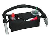 (Printemps) ベビーカー用小物入れ ポケットドリンクホルダー収納ポケットホルダーシルバーカー用老人カー用収納