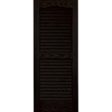 Vantage 0114035002 14X35 Louver Arch Shutter/Pair 002, Black [並行輸入品]