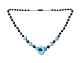 ComfyBaby Beads Follow Your Heart Silicone Teething Necklace BPA Free - Hearts of Blue [並行輸入品]