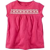 Carter's(カーターズ) パフプリントティ ピンク トップス半袖Tシャツ 4歳【並行輸入】