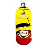 おさるのジョージ グッズ 靴下 メール便配送 黄色×赤 ソックス くつした Curious George キュリアスジョージ キッズソックス 子供用 男女兼用 12711【即日・翌日発送】