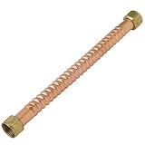 Plumb Shop Brasscraft WB00-15N 15-Inch Water Heater Corrugated Connectors [並行輸入品]
