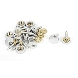 uxcell　飾りビス ミラーネイル ラウンドキャップ 21 x 14mm ステンレス鋼素材 12セット入り