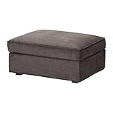 IKEA(イケア) KIVIK トゥリンゲ グレーブラウン 79884719 フットスツール 収納付き、トゥリンゲ グレーブラウン