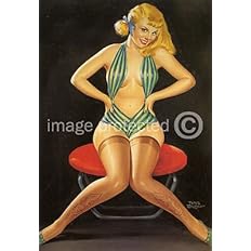 Amazon Co Jp セクシーピンナップガールアートレトロポスター18x24 並行輸入品 ホーム キッチン