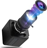 Hotpet 8MP 産業用 USB カメラ 10倍光学ズーム マニュアルフォーカス ウェブカメラ 5-50mm バリフォーカルレンズ UVC プラグアンドプレイ コンピューターカメラ Windows Linux MAC OS Android Raspberry Pi用