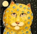 Story Teller猫装飾セラミック壁アートタイル6 x 6ローラ・Seeleyデザイン