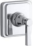 KohlerピンストライプPure転送バルブトリム、レバーハンドル、バルブは含まれていません K-T13175-4A-CP 1