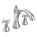 Moen T657 Wynford Two-Handle Non Diverter Roman Tub Faucet, Chrome [並行輸入品]