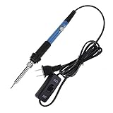 110V / 220V ブラックブルー 調整可能 温度PVC 溶接はんだ付け 電気アイロン